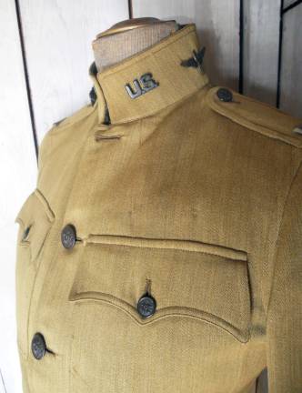 Museum Village hosts a First World War tribute The uniform of a U.S. Army officer from the First World War.