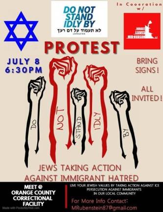Protest against the persecution of migrants to held tonight at jail in Goshen Protest against the persecution of migrants to held tonight at jail in Goshen