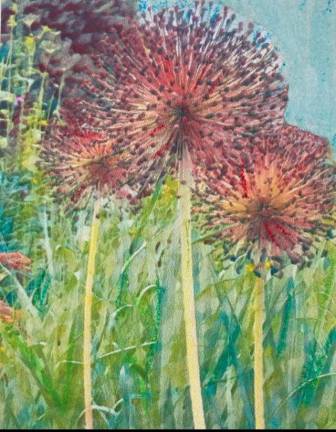 Local artists showcased at Albert Wisner Public Library A work by a WAL artist Toni Kreusch.