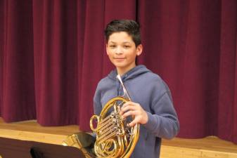 Robert Young plays the trumpet and French horn.