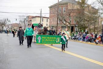 The Mid Hudson St. Patrick’s Day Committee marched in the Mid Hudson St. Patrick’s Day Parade in Goshen on March 10, 2024. Photo by Sammie Finch