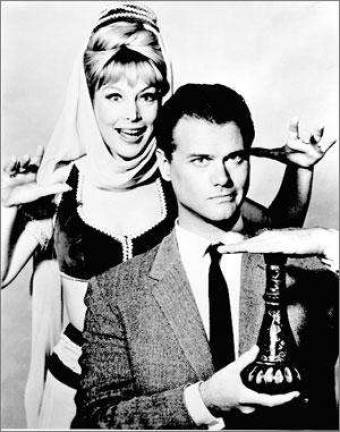 Barbara Eden and Larry Hagman, together again Barbara Eden and Larry Hagman, together again