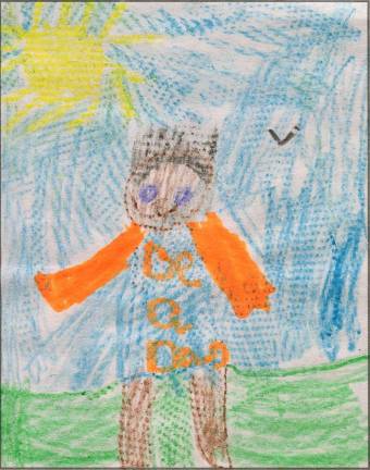 Draw Your Dad Submitted by Kailynn Minogue of Goshen.