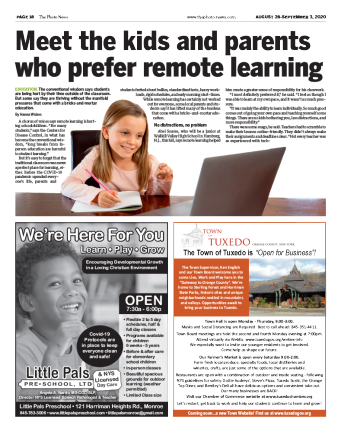 Hanna Wickes’ story on the students that prefer remote learning, which helped win first place in education coverage by the New York Press Association.