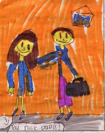 Draw Your Dad Submitted by Isabel Coppola, 8, of Warwick.