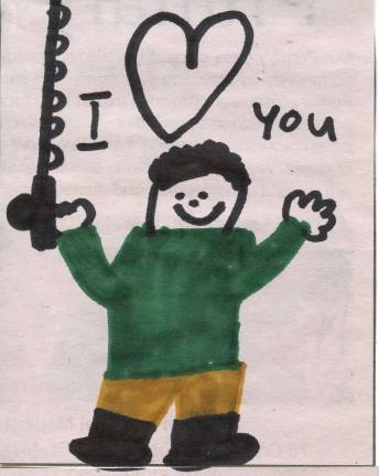 Draw Your Dad Submitted by Bryan Ewing, 7, of Goshen.