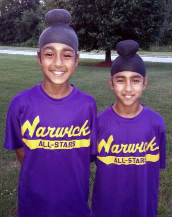 Catching up Tegh and Harsev Singh.