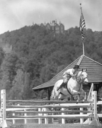 Tuxedo Historical Society hosts open houses for Bert Morgan photo exibit Photos that Bert Morgan took in Tuxedo Park from 1920 to 1950 will be on display at the Tuxedo Historical Society on Sundays, Nov. 19. Dec. 3 and Dec. 10, rom 1 to 3 p.m. This image shows Sallie Lanier, the daughter of Mr. and Mrs. Charles Day Lanier of Greenwich, Connecticut, on Silver Crest in 1922.