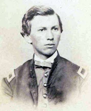 The Houstons and history Photo courtesy of the Benedict Collection of Tom and Joan Frangos. Lt. John W. Houston served in the Civil War with the Orange Blossomsí Company D, ìThe Warwick Boys."