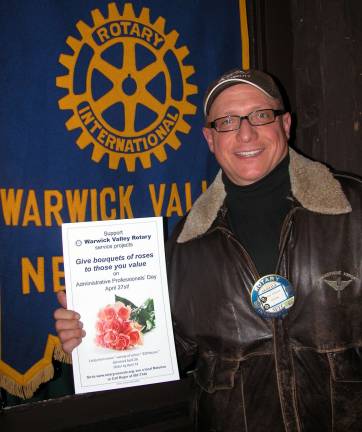 Warwick Rotarians sell roses to fund service projects Warwick Rotarians sell roses to fund service projects