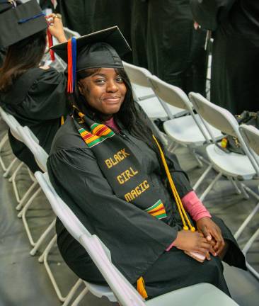 SUNY Orange celebrates 75th commencement Audra Relaford, graduate and soon-to-be mom