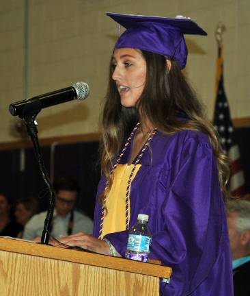 Warwick Valley High School Class of 2018 Isabella Jardine-Vistocco, Senior Class Vice President