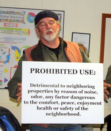 Village rejects eminent domain request Patrick Gallagher is a West Street resident who has led the charge against the project.