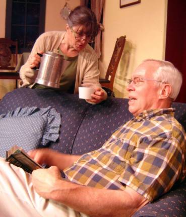 Return to “On Golden Pond” at The Playhouse at Museum Village Karyn Meier plays Ethel and Jon Huberth plays Norman in The Playhouse at Museum Villageís production of ìOn Golden Pond,î beginning May 3 for nine shows.