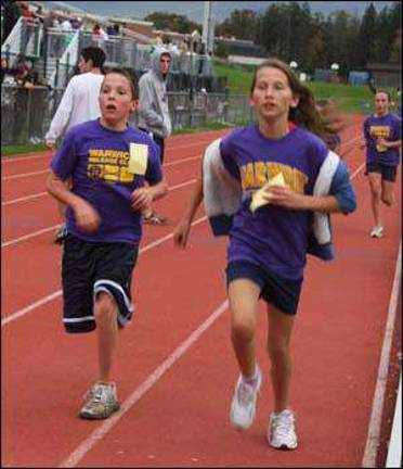 Warwick Valley Middle School Mileage Club goes the first-ever mile to finish its sixth sucessful season Warwick Valley Middle School Mileage Club goes the first-ever mile to finish its sixth sucessful season