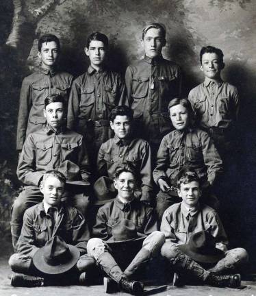 Scouting matters Boy Scouts from Monroe from the early years of last century. Photo courtesy of James Nelson and the Monroe Historical Society.