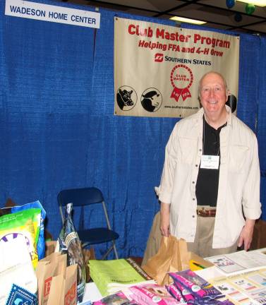 Fifth Annual Warwick Valley EXPO welcomes 1,400 visitors Bill Wadeson, owner of Wadeson's Home Center, at his booth.