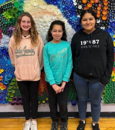 S.S. Seward announces November Art Students of the Month Madison Bailey, Linda Huggins, and Blanca Melchor Tenorio
