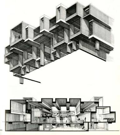The ugly duckling of Orange County: An architectural rescue The conceptual drawings presented to the Board of Supervisors in 1963. (Image provided)