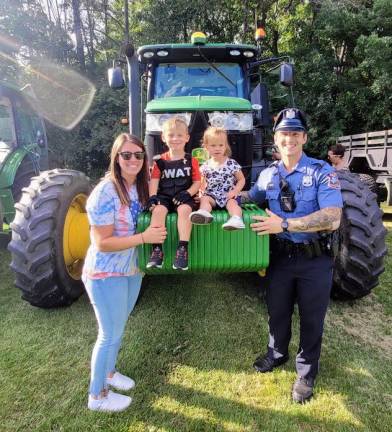 The Mazzella Family are all smiles at National Night Out.