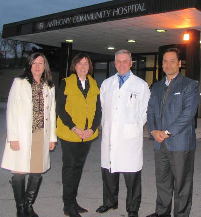Bon Secours Warwick Health Foundation launches annual year end appeal The Bon Secours Warwick Health Foundation recently launched its 2013 annual year-end appeal to raise funds for the purchase of new medical technology and to upgrade patient care spaces. From left, Foundation Board members Caroline Hamling and Terry Quint, Medical Staff President Francis Winski, MD, and incoming Foundation Chair Raul Berina.