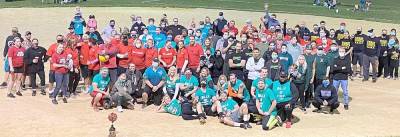 The Warwick Adult Kickball League had its championship game on Friday, Sept. 18, at Veterans Memorial Park. Provided photo.