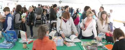 The weather was picture perfect on Saturday, Oct. 12. And the eighth Children’s Book Festival, held that day on Railroad Avenue in the Village of Warwick drew huge crowds.