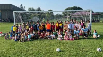 The Warwick Summer Recreation program ended last. Warwick Recreation Director Ron Introini reported that 988 children registered for eight programs, including lacrosse, soccer and track programs. These are the kids who played soccer. Photos provided by Ron Introini.