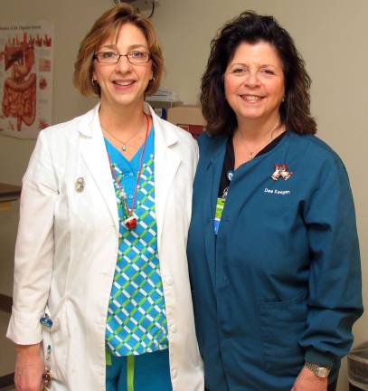 St. Anthony Community Hospital nurses conduct holiday drive for Mother’s Cupboard Photo provided by St. Anthony Community Hospital From left, Marlene Roerdon, RN, clinical coordinator Center for Ambulatory Surgery at St. Anthony Community Hospital, and Dee Keegan, RN.