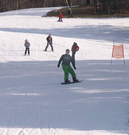 Mt. Peter Ski Area officially opens for the 2013-2014 season Mother Nature hadnít cooperated much but crews at the Mt. Peter Ski area were making snow as often as temperatures permitted. And by Saturday, Dec. 7, skiers and snowboarders enjoyed a well-groomed base.