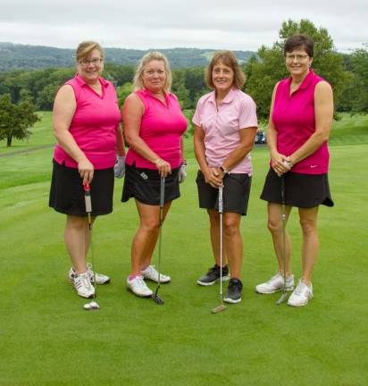 Warwick Health Foundation’s Golf and Tennis Classic raises $228,000 Provided photoFrom left, Bon Secours Warwick Health Foundation Board of Directors member Katie Bisaro, Beth Wygant, Janet Grahn and Bon Secours Warwick Health Foundation Board of Directors member Mary Juliano gather at the St. Anthony Community Hospital Golf Classic.