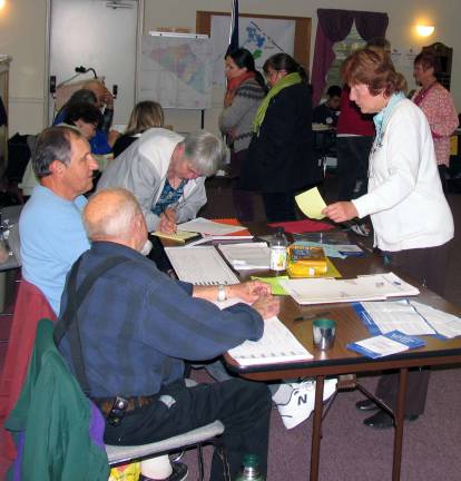 Election 2013 Photo by Roger Gavan Voting at Warwick Town Hall on Tuesday, Nov., 5.