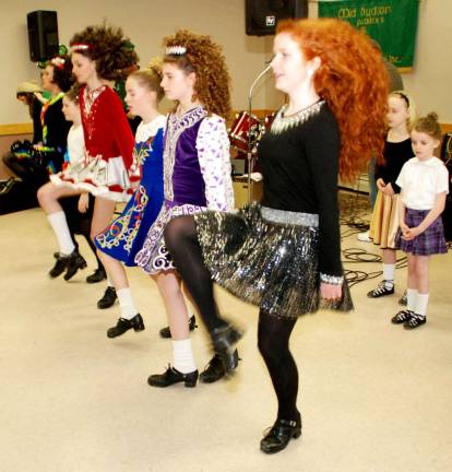 Prelude to a parade Photo by Ed Bailey Irish step dancers performed at the 36th Annual "Irish Day" last Sunday, March 4, at the Greenwood Lake American Legion.