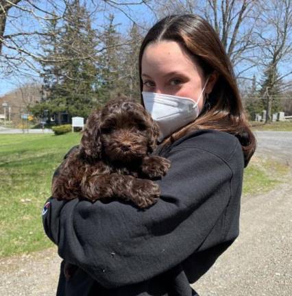 What to name your pandemic puppy The author's niece with Moose. Photo courtesy of Bethany Kandel