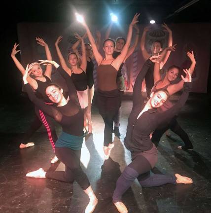 Warwick Center presents 'Nutcracker Tea with Sugarplum Fairy' this Saturday and Sunday Provided photo Students from the Warwick Center for the performing arts rehearse along side Warwick Dance Collective members. From left, Nina Manelis, Madelyn Eltringham, Arcadia Sussman, Grace Conneely-Nolan, Pamela Sorensen, Julia O'Brien, Rebecca Greenbaum, Paige Kent and Claire Beebe.