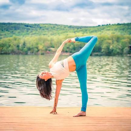 Greenwood Lake Yoga owner Sarah Snider is coordinating plans to present an express yoga class for beginners as part of a new series of free online educational workshops and seminars offered by The Warwick Valley Chamber of Commerce on Tuesday, Nov. 10. Provided photo.