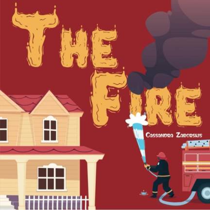 The cover of Cassandra Zaborskis’ children’s book, “The Fire.”