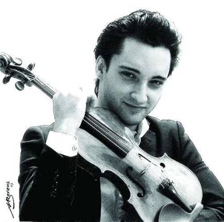 A grand finale Violinist Artur Kaganovskiy will perform with the Greater Newburgh Symphony Orchestra on Saturday evening, May 11, at Mount St. Mary College in Newburgh.