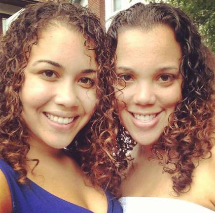 Mother Daughter Look A Like contest Photo submitted by Naiomi Pesante of Warwick "Twins born 18 years apart. My mom, Elizette Pesante and I are always asked if we are sisters."