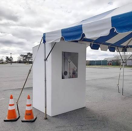 A few weeks ago, Dr. Edward Orlando, a physician partner at Orange Urgent Care, put an ask out on Facebook: Could anyone build a testing booth, similar to the ones being used in South Korea, to protect urgent care employees?