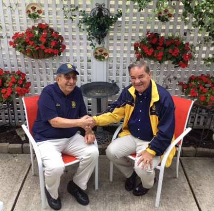 Photo by Marge King-PorterStan Martin, right, is Warwick&#x2019;s 2017-2018 Citizen of the Year. He is shown with selection committee co-chair Leo Kaytes Sr., a 1999-2000 honoree.