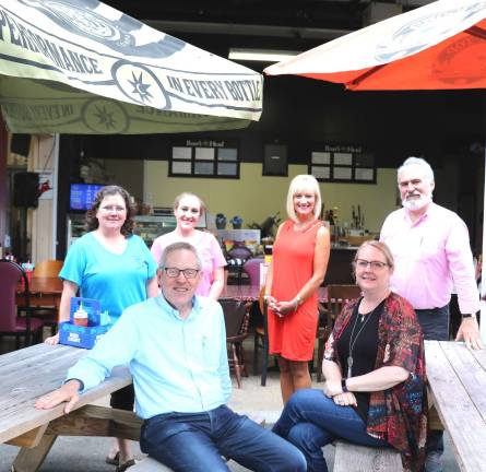 Warwick Chamber to host mixer next Wednesday at Edenville General Store Photo by Roger Gavan Gathered around the open air picnic tables at Edenville General Store to finalize plans for the next Wednesday, July 26, the Warwick Valley Chamber of Commerce Summer Social are from left: Edenville General Store Owner Debbie Walter, Warwick Valley Chamber of Commerce Executive Director Michael Johndrow, Baker/Assistant Manager Meghan Taylor, Event Coordinator Janine Dethmers, Chamber Office Manager Sarah Armand, and Chamber Vice President John Redman.