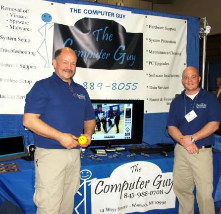 Fifth Annual Warwick Valley EXPO welcomes 1,400 visitors Businesses like The Computer Guy provided tips and advice for visitors. The successful Warwick service business is also opening a branch office in Ridgewood, N.J. Owner Kevin Brand (left) with technician Brian Lechowicz.