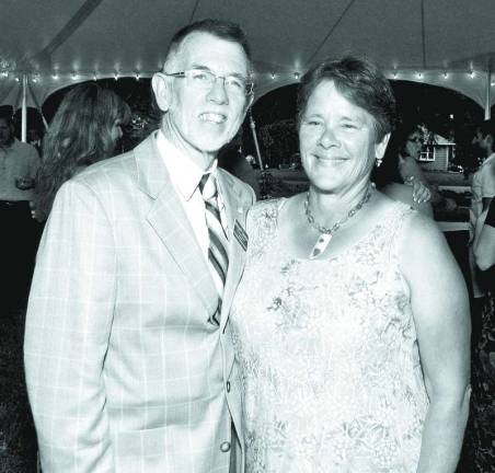 June Tent Party raises $52,000 Town of Warwick Supervisor Michael Sweeton and his wife, Deborah.