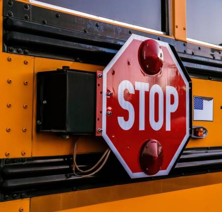 The new school year at Golden Hill Elementary School in Florida got off to a bit of a bumpy beginning on the afternoon of Thursday, Sept. 7, when a school bus carrying 26 children collided with a light pole in front of the school as it was departing school grounds following dismissal. Photo illustration by Robin Jonathan Deutsch.