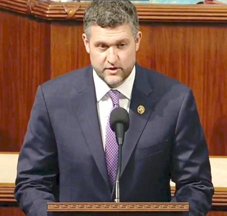 U.S. Congressman Pat Ryan on the House floor.