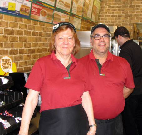 New Subway Sandwich shop opens in Warwick Photo by Roger Gavan Michele Schiffrin and her son Greg in her new Subway Sandwich shop in the Fairgrounds Shopping Center at 148 Route 94 South in Warwick.