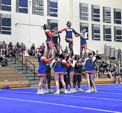 Lady Spartans place first in cheerleading competition