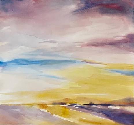 SUNY Orange debuts watercolor art exhibit “Bashakill Preserve,” by Linda Barboni.
