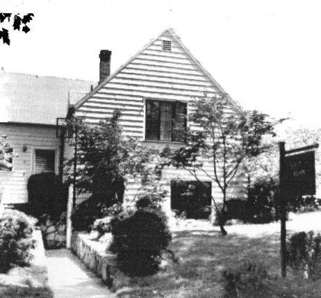 This photograph, from an early advertisement, featured the second Seely &amp; Durland insurance agency at 14 Grand St. in the Village of Warwick.